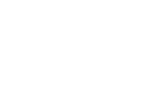 Białe logo Single Party
